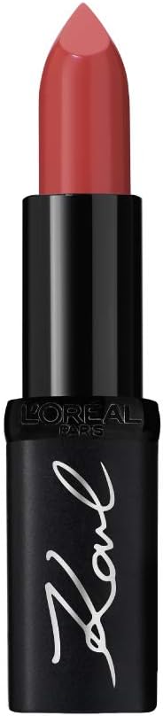 L'Oreal Karl Lagerfeld Karismatic lipstick mauve pink shade