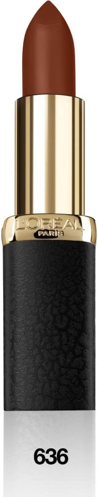 L'Oreal Color Riche Matte Addiction Lipstick 636 Mahogany Studs
