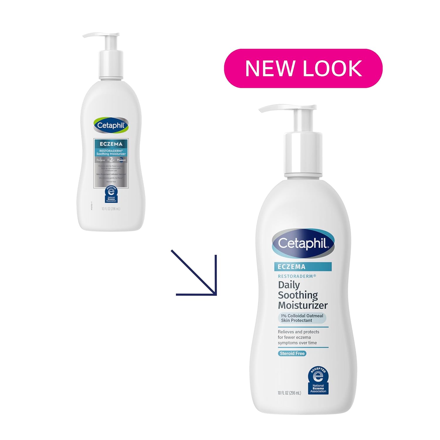 Cetaphil Eczema Restoraderm Daily Soothing Moisturizer 10 fl oz pump bottle