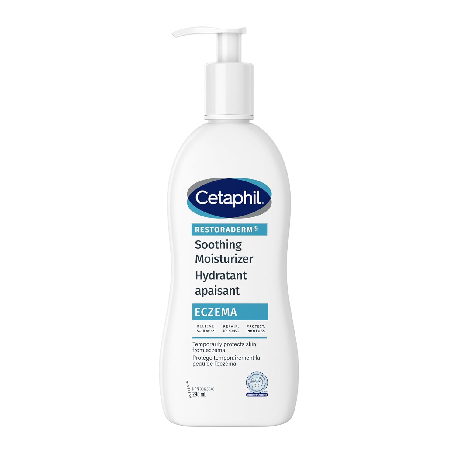 Cetaphil RestoraDerm Soothing Moisturizer eczema relief 295ml pump bottle