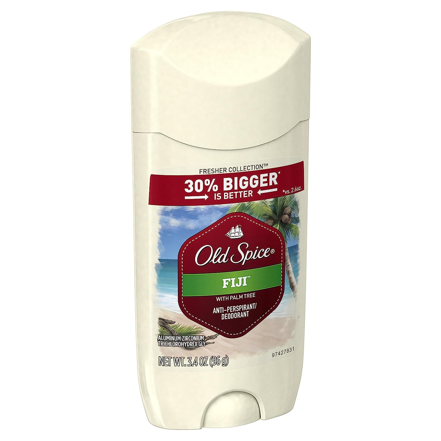Old Spice Fresher Collection Fiji scent men's anti-perspirant deodorant 3.4 oz stick