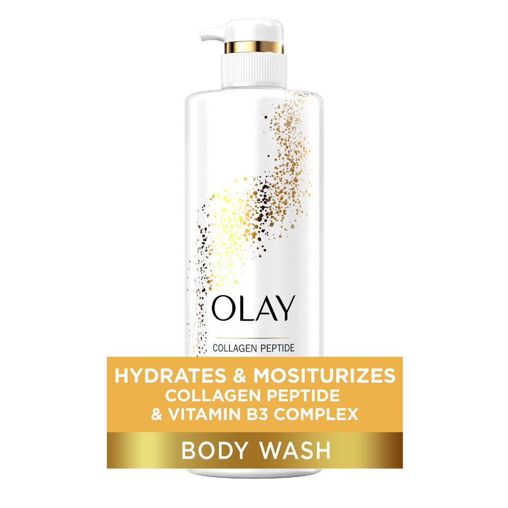 Olay Cleansing & Firming Body Wash with Collagen Peptide and Vitamin B3, 20 fl oz