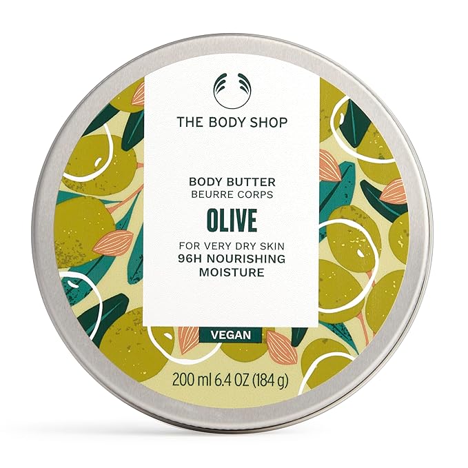 The Body Shop Olive Body Butter 200ml vegan nourishing moisturiser for dry skin