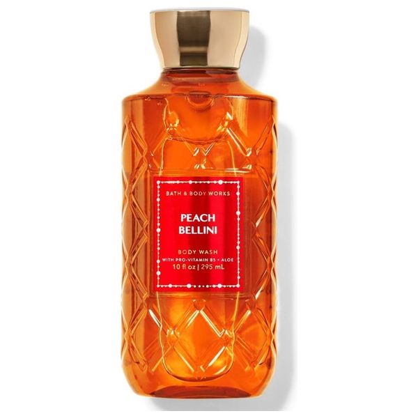 Bath & Body Works Peach Bellini body wash 295 ml orange bottle