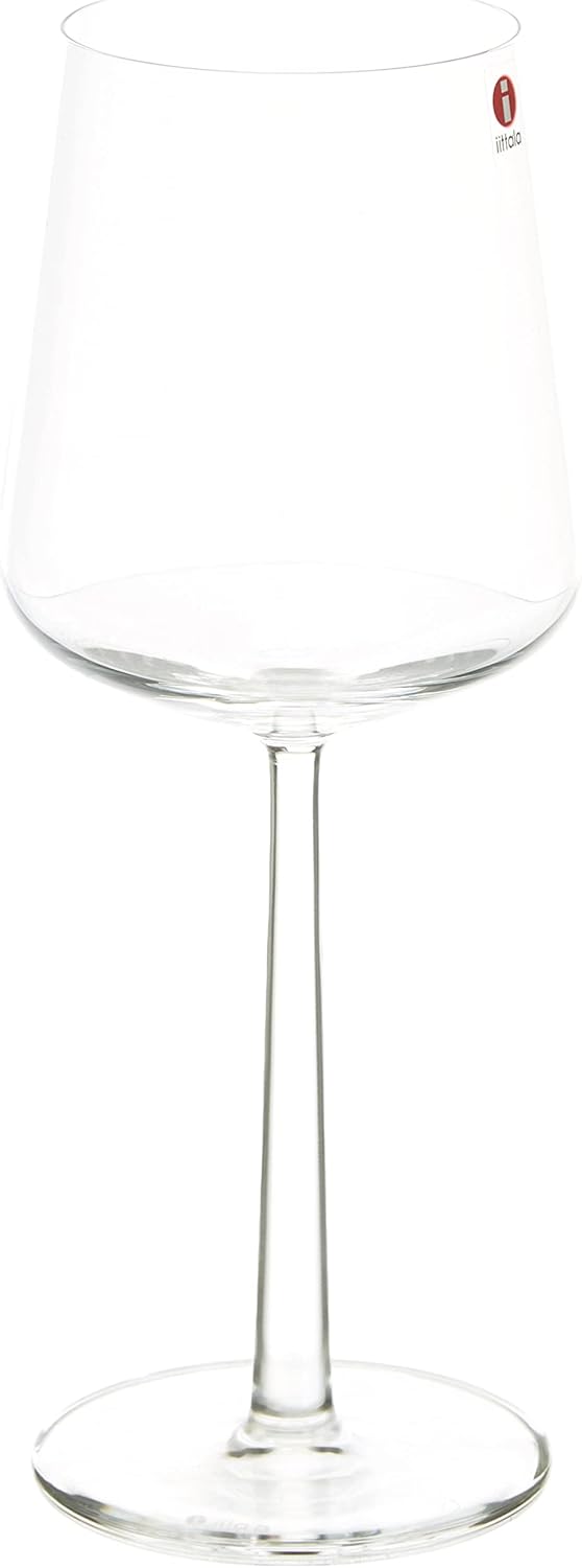 Citta contemporary wine glass 10 oz clear stemmed