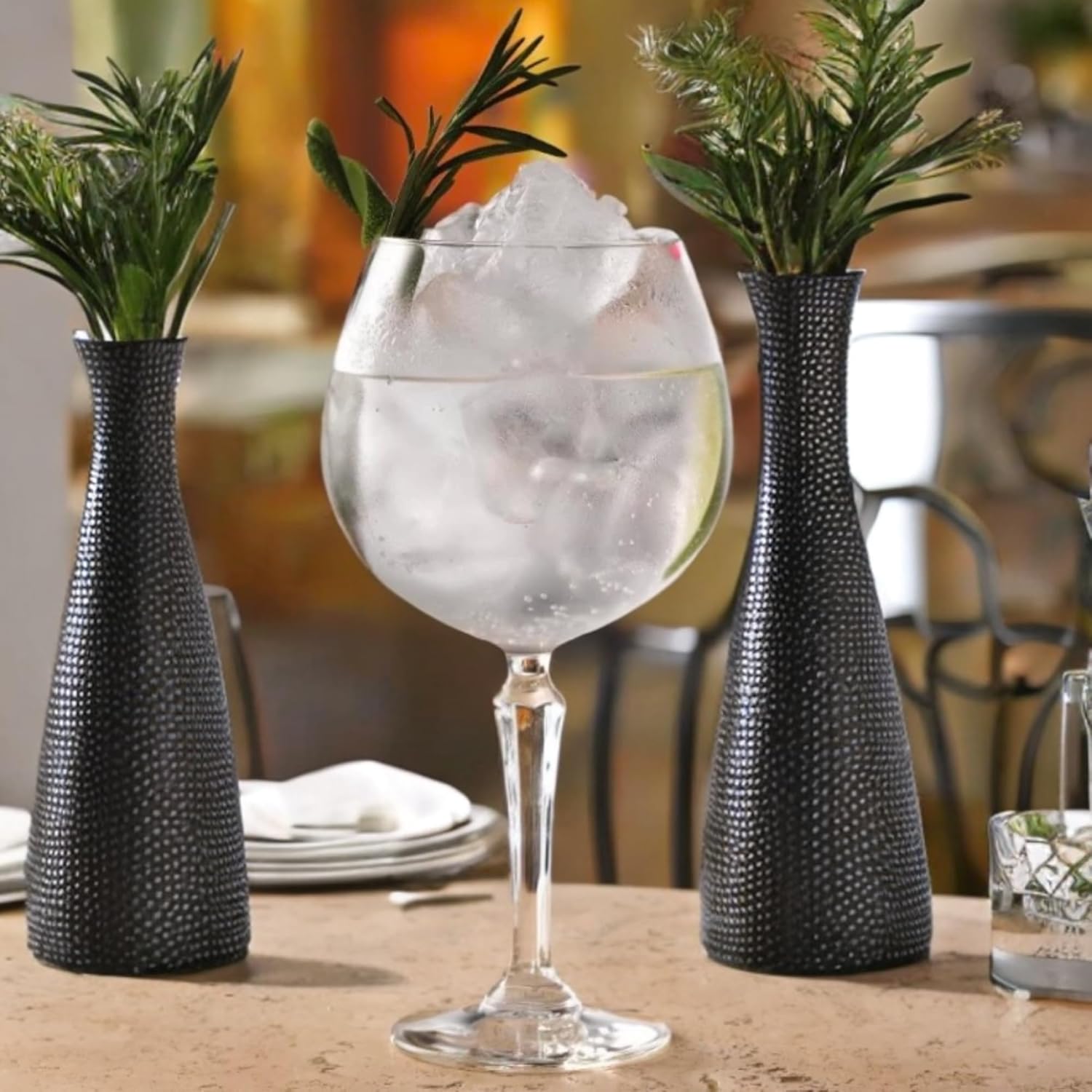Ocean Connexion gin cocktail glass 20oz set of six clear