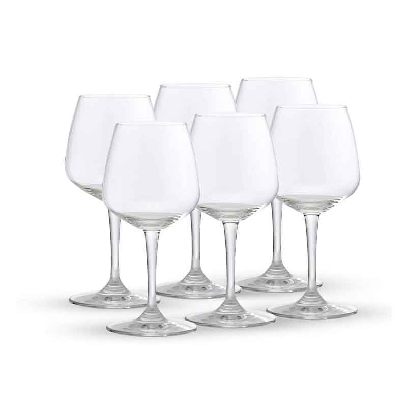 Ocean Lexington red wine glasses 16oz set of 6 clear glass