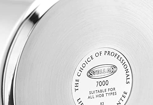 Stellar 7000 S745 stainless steel stockpot 7 litre capacity