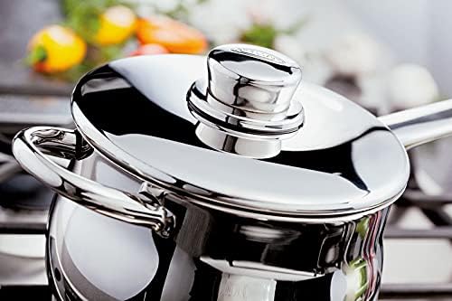 Stellar S8C1 Classic stainless steel saucepan set with lids five pieces
