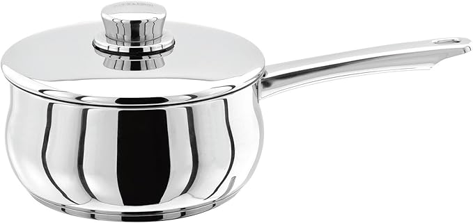 Stellar 1000 Classic 20cm stainless steel saucepan with lid
