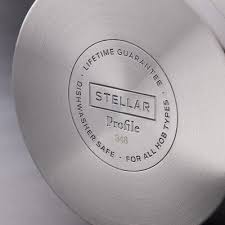 Stellar Profile 24cm casserole dish 3.7 litre stainless steel lid