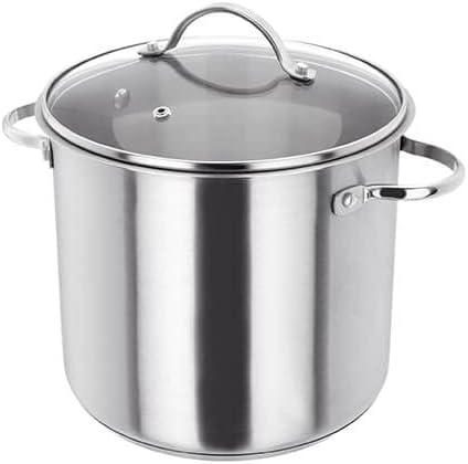 Judge Essentials 22cm stainless steel stockpot with glass lid
