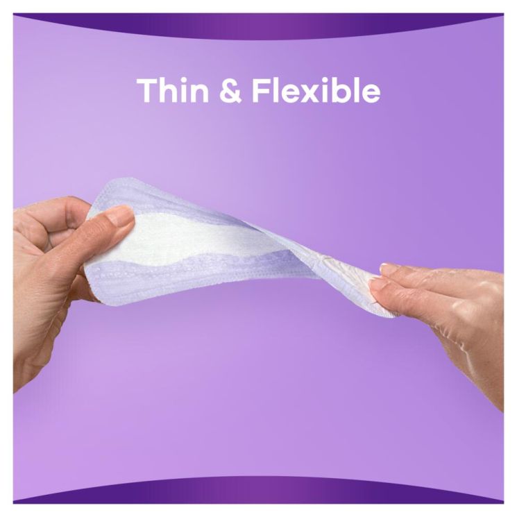 Always Discreet Liners thin flexible incontinence pads pack of 24
