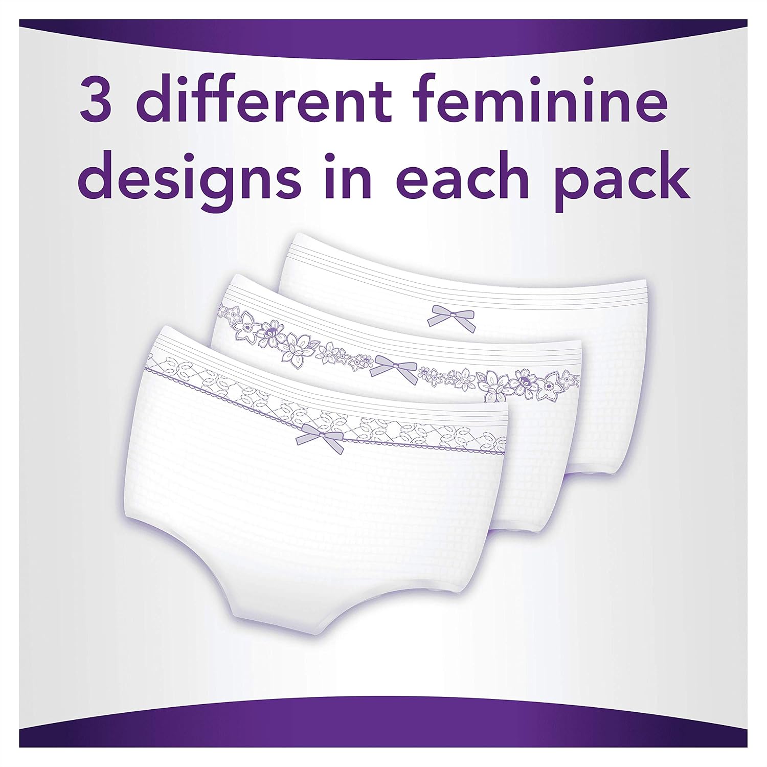 Always Discreet Incontinence Pants Plus Large, 8 pieces white