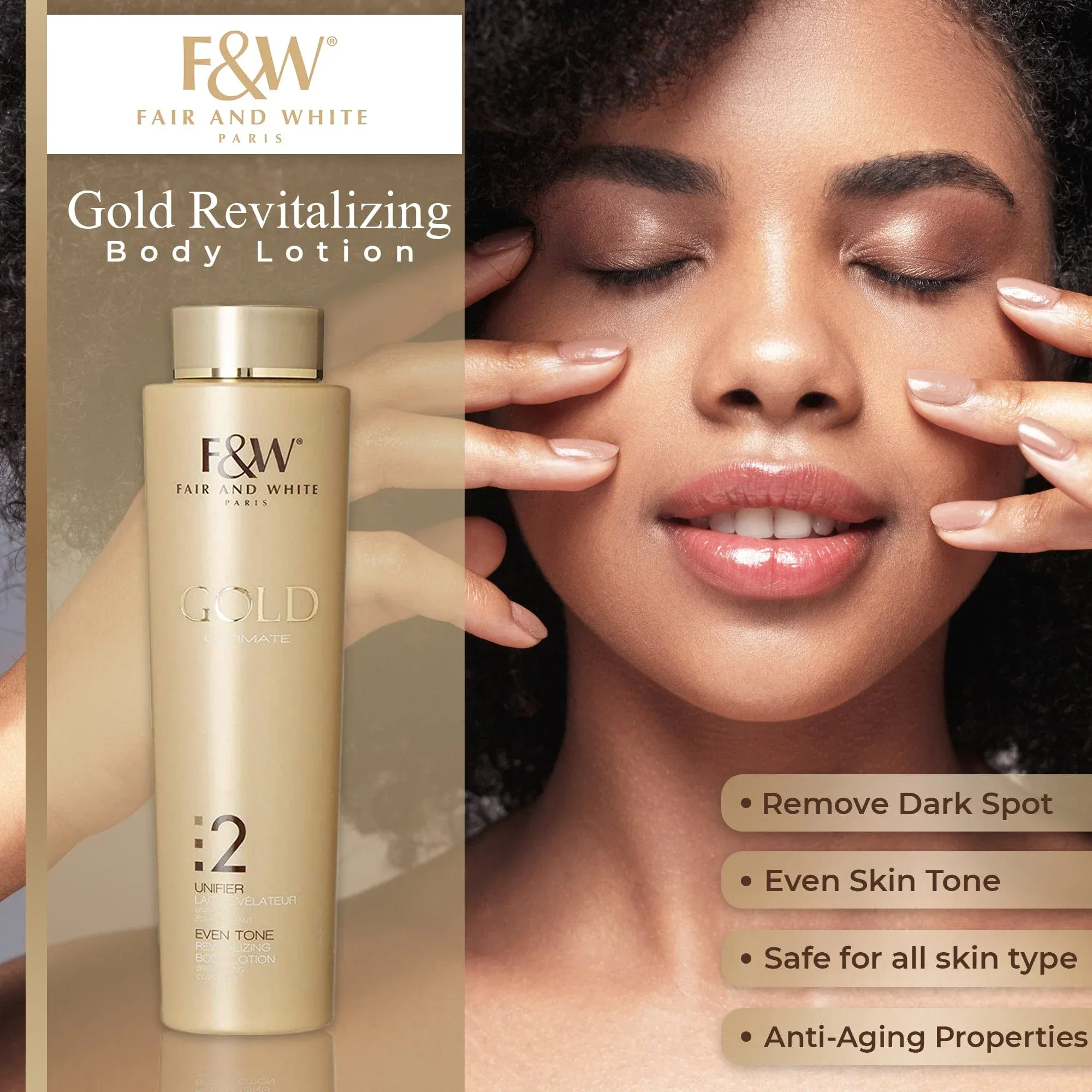 Fair & White Gold 2 Even Tone Body Lotion (500ml — photo 3
