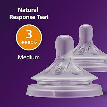 Philips Avent Natural Response 3.0 Teat Level 3 1m+ 2Pk — photo 5