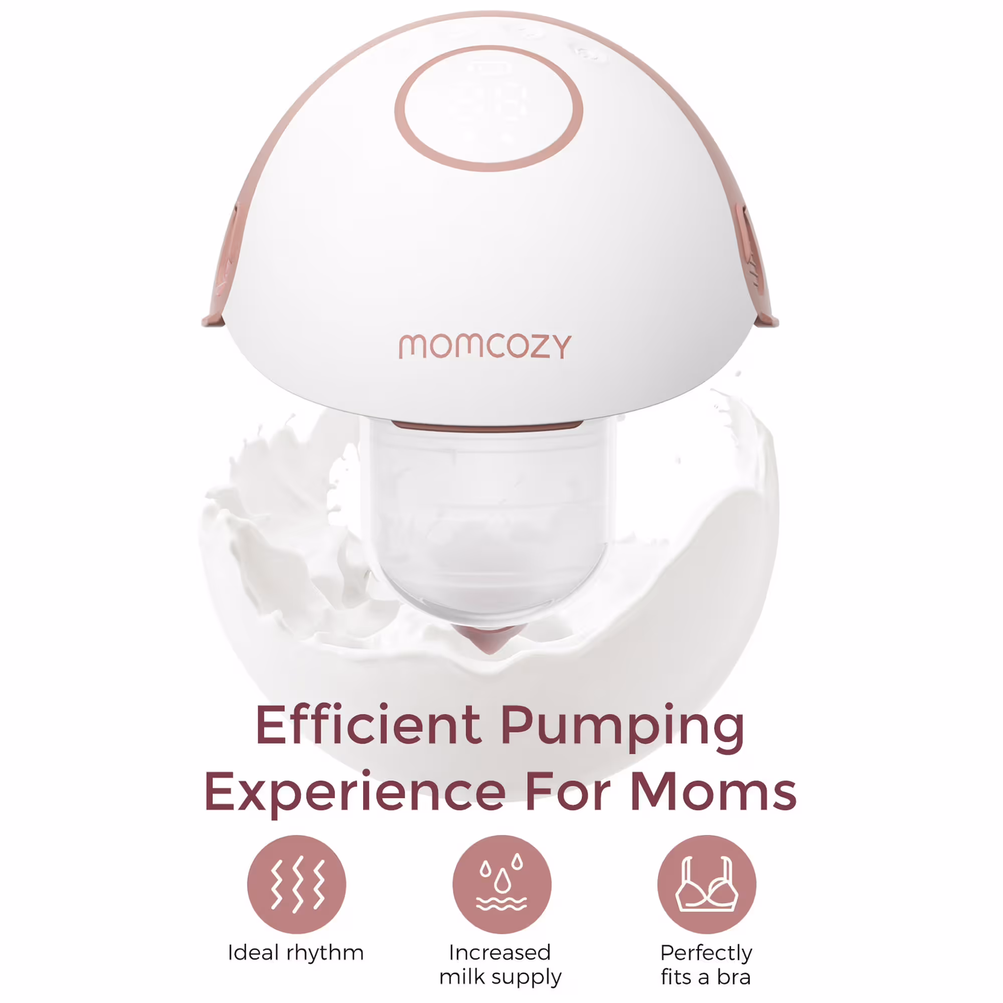 Momcozy Breast Pump Hands Free Mobile Style | M6 Double, Wearable Breastfeeding Electric Breast Pump — photo 3