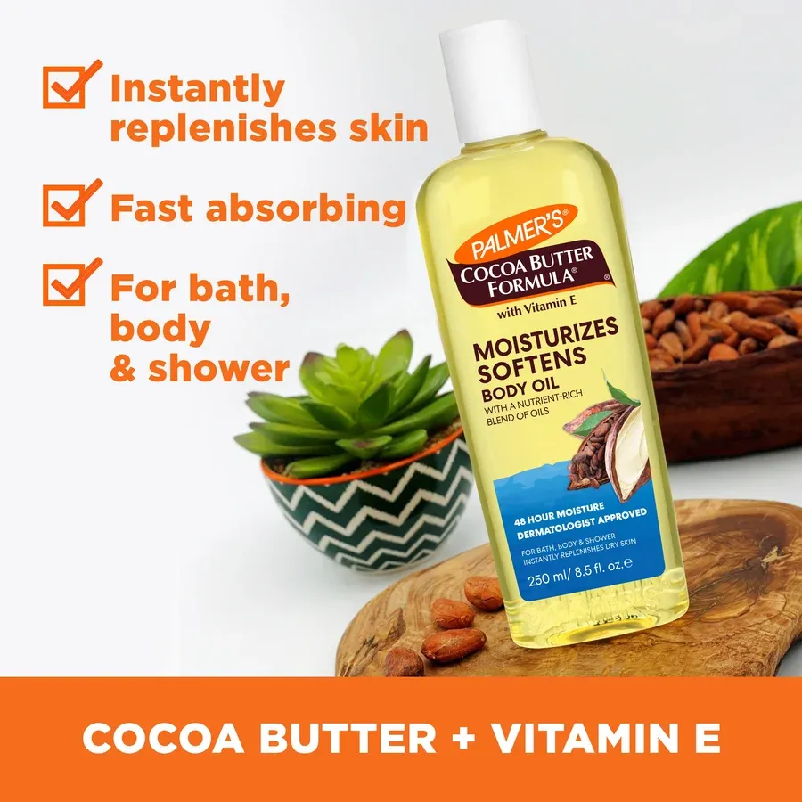 Palmer Cocoa Butter Moisturising Softens Body Oil With Nutrients Rich Blend Oil  250ml — photo 2