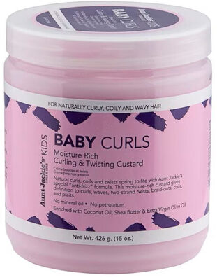Aunt Jackies Girls Baby Curls and Twisting Cream, 15 fl oz