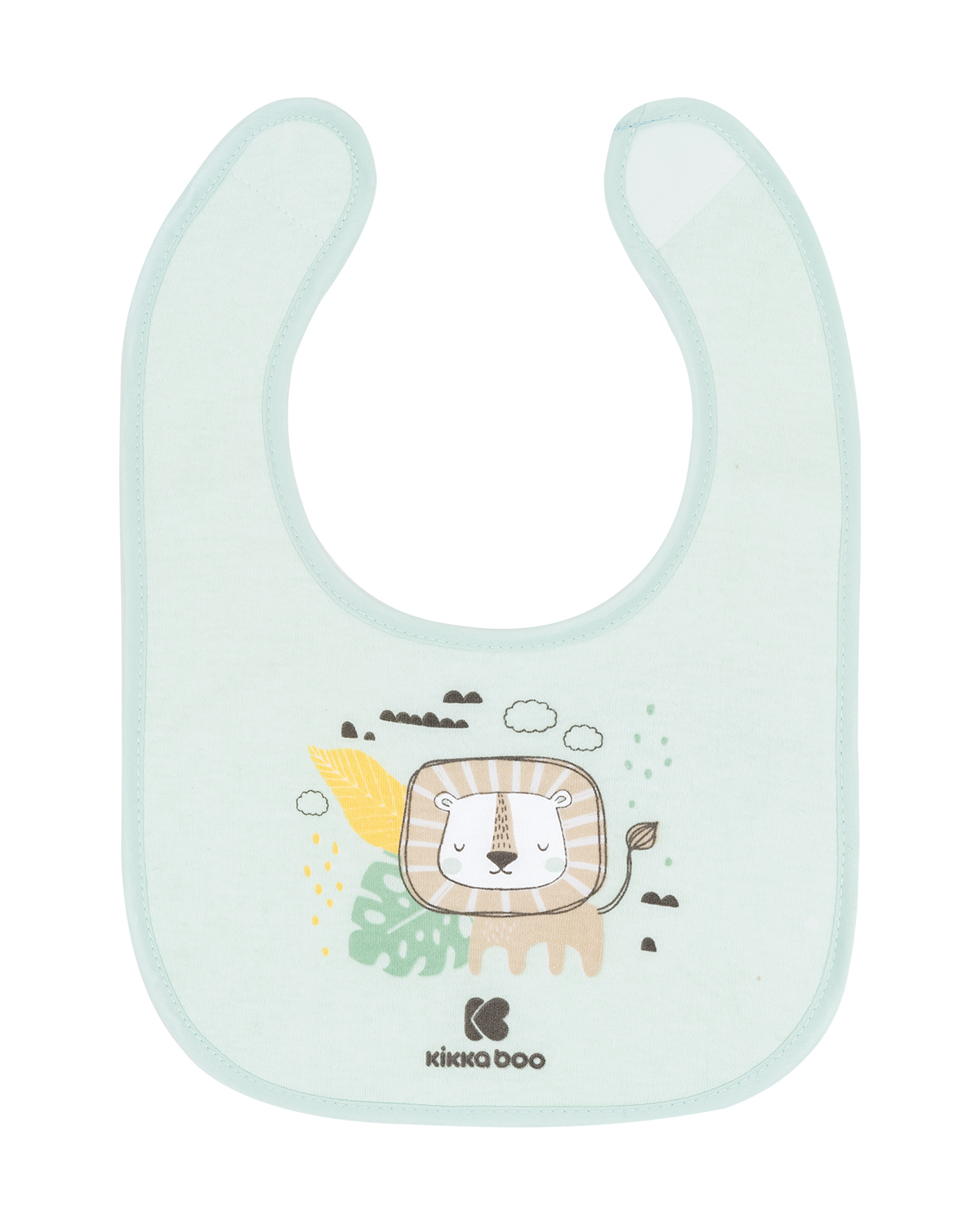 Kikka Boo Cotton Bibs Set - Savanna Mint (3-Pack) — photo 2