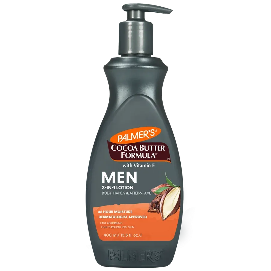 Palmer Cocoa Butter Formula Vitamin E Men Body And Face Moisturiser 400Mls — photo 2