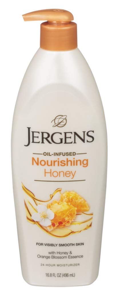 Jergens Nourishing Honey Dry Skin Moisturizer (16.8 Oz / 496ml).