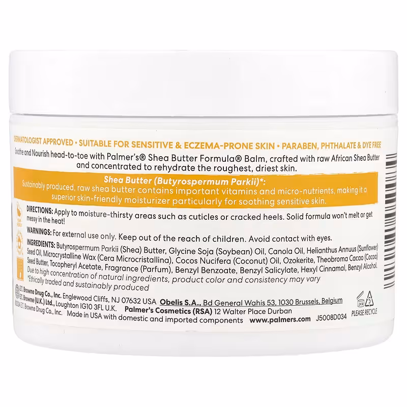 Palmer's Shea Butter Formula Raw Shea Nourish Body Balm 200g. — photo 2