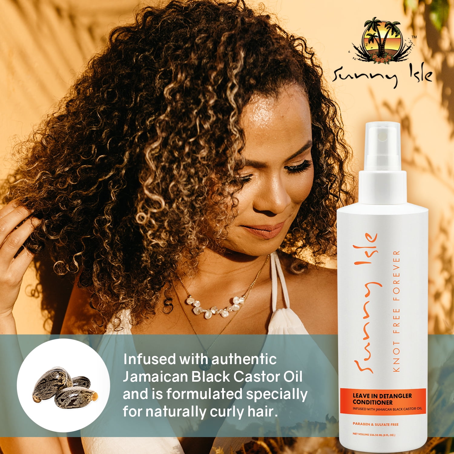 Sunny Isle JBCO Knot Free Forever Natural Leave In Detangler 8oz — photo 4