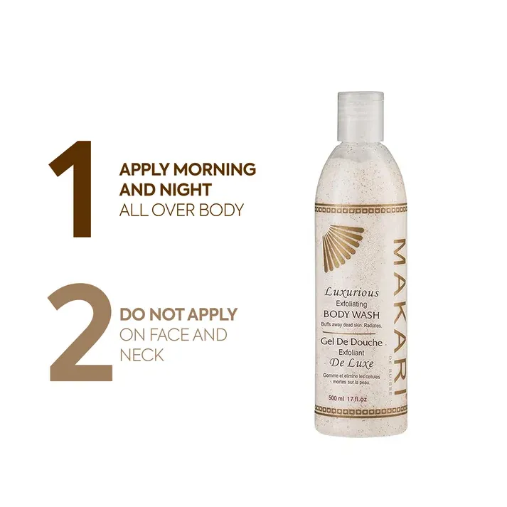 Makari Classic Luxurious Lightening Exfoliating Body Wash (500ml / 17 fl oz). — photo 2