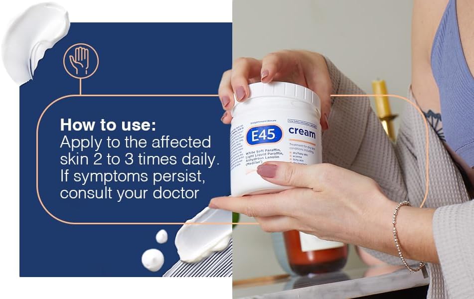 E45 Dermatological Cream 350g — photo 5