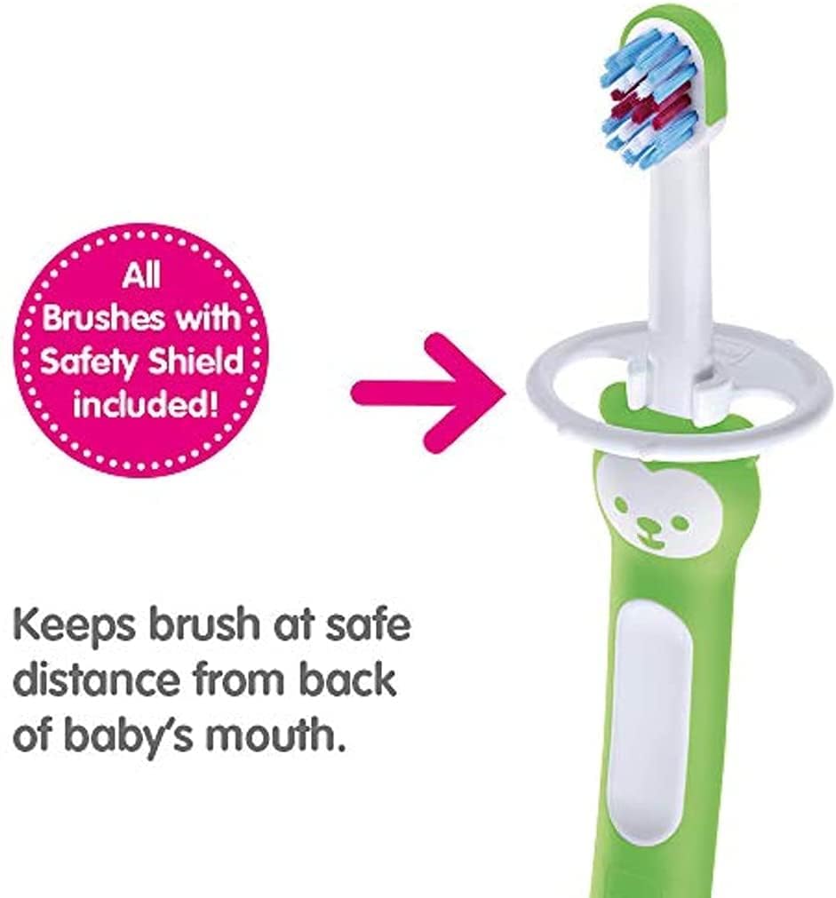 MAM Baby Toothbrush with Safety Shield 6m+ — photo 5