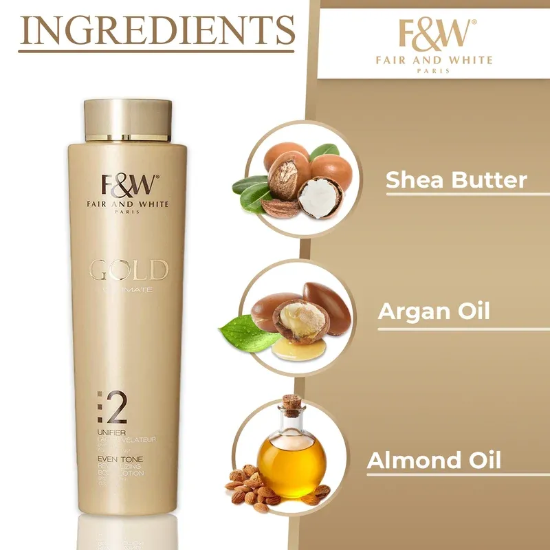 Fair & White Gold 2 Even Tone Body Lotion (500ml — photo 2