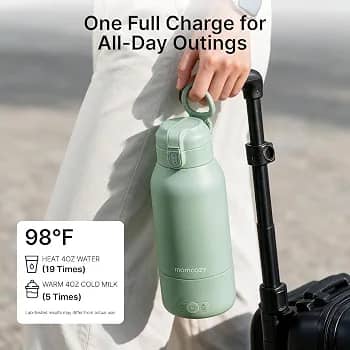 Momcozy Portable Milk Warmer (Green) — photo 2