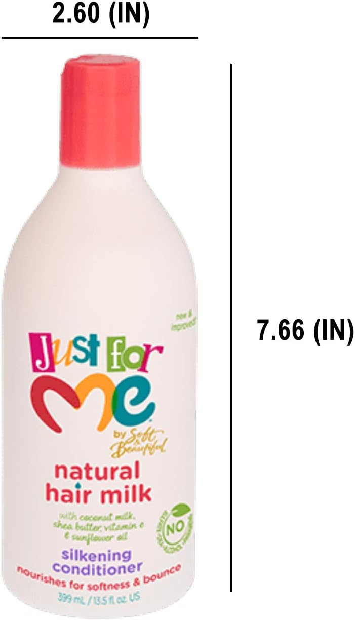Just for ME Silkening Conditioner for kids Natural Hair milk Just for me 399ml — photo 3