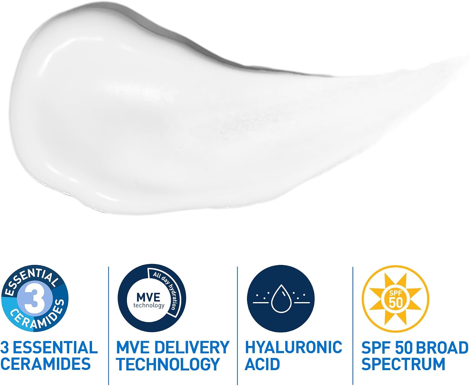 CeraVe AM Facial Moisturising Lotion SPF 50 (52 ml size). — photo 7