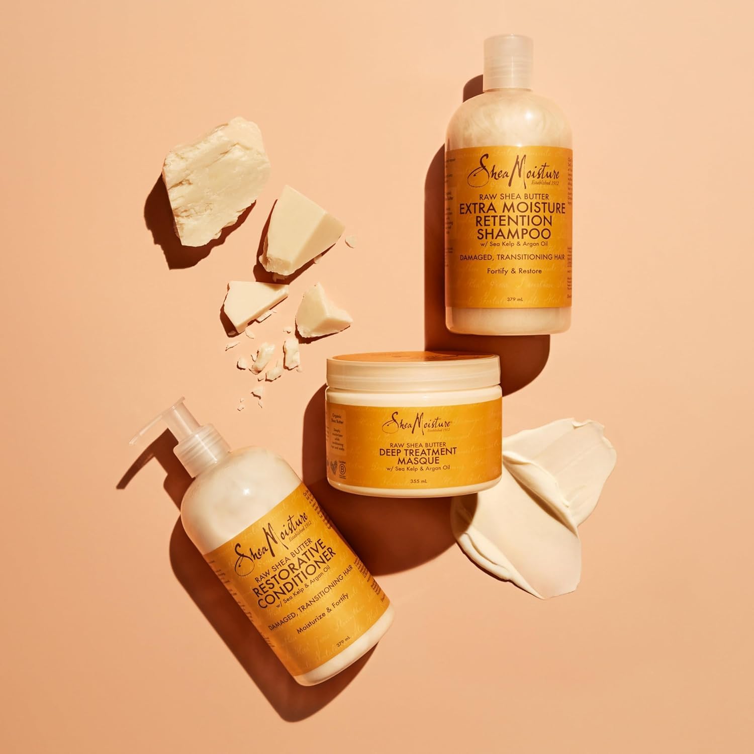Shea Moisture Raw Shea Butter Deep Treatment Masque (12 oz / 354 ml). — photo 2
