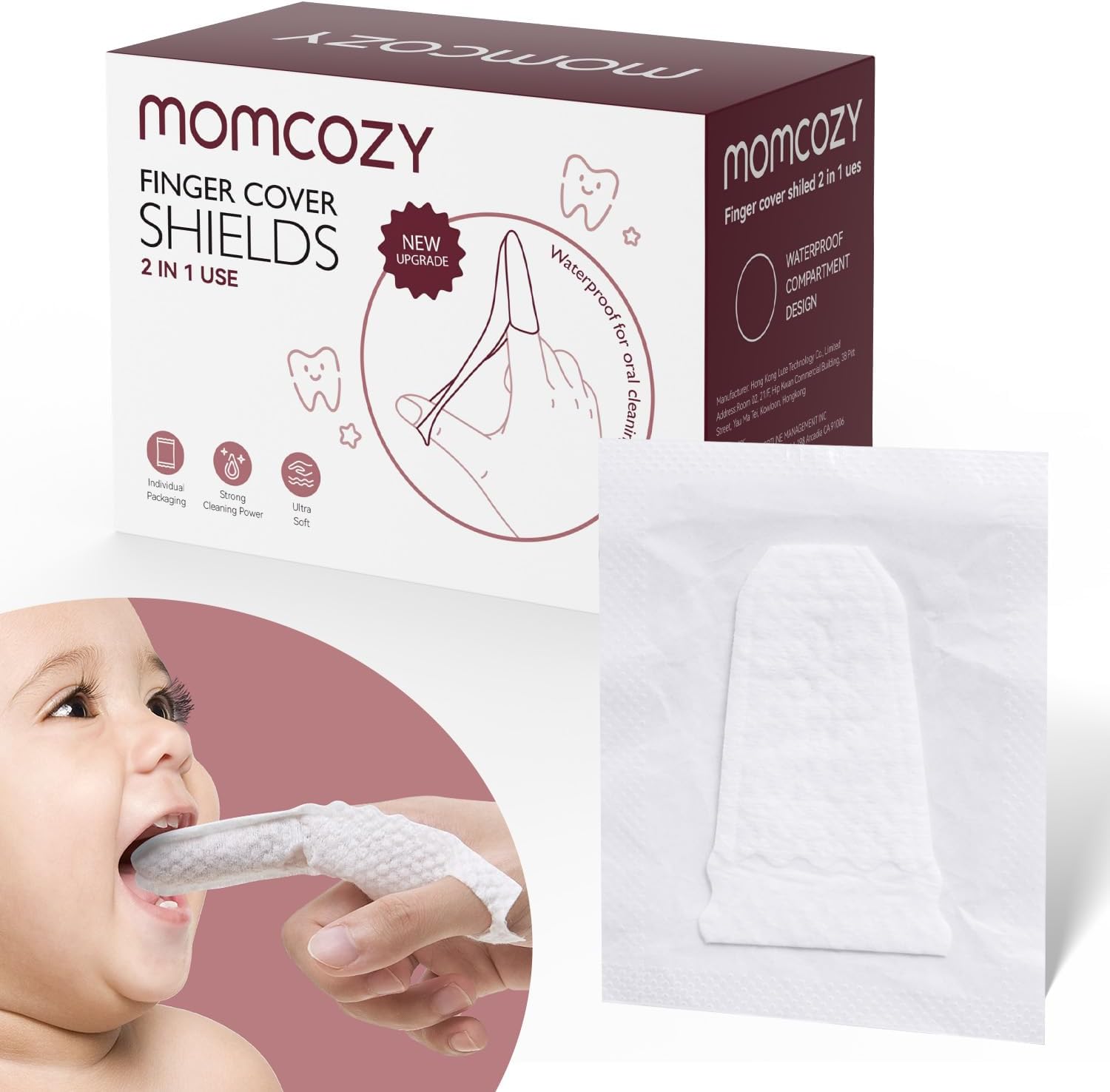 Momcozy Baby Finger Toothbrush.