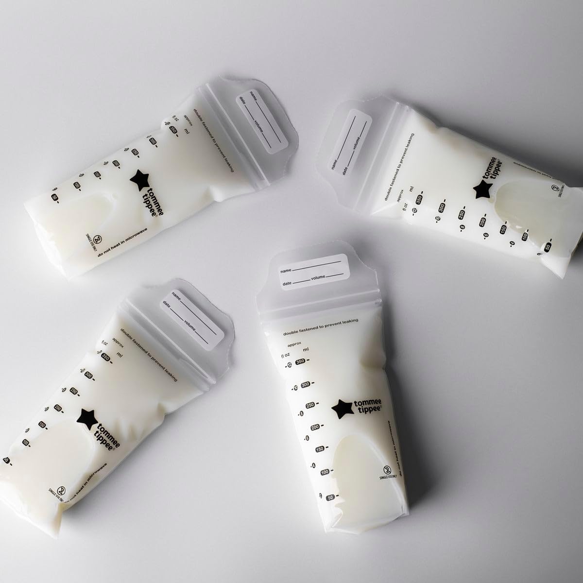 Tommee Tippee Closer to Nature Breast Milk Storage Bags (36-Pack, 350ml). — photo 3