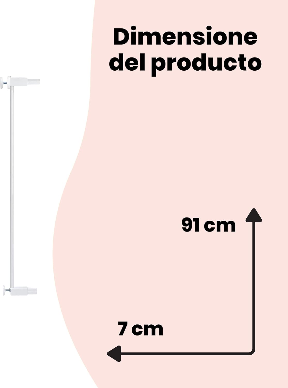 Safety 1st Easy Close Extra Tall Metal 7cm Baby Safety Gate Extension. — photo 6