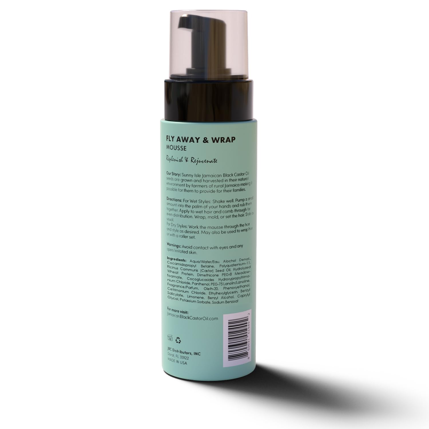 Sunny Isle Just For Wig & Weave Fly Away & Wrap Mousse (236ml / 8 oz). — photo 2
