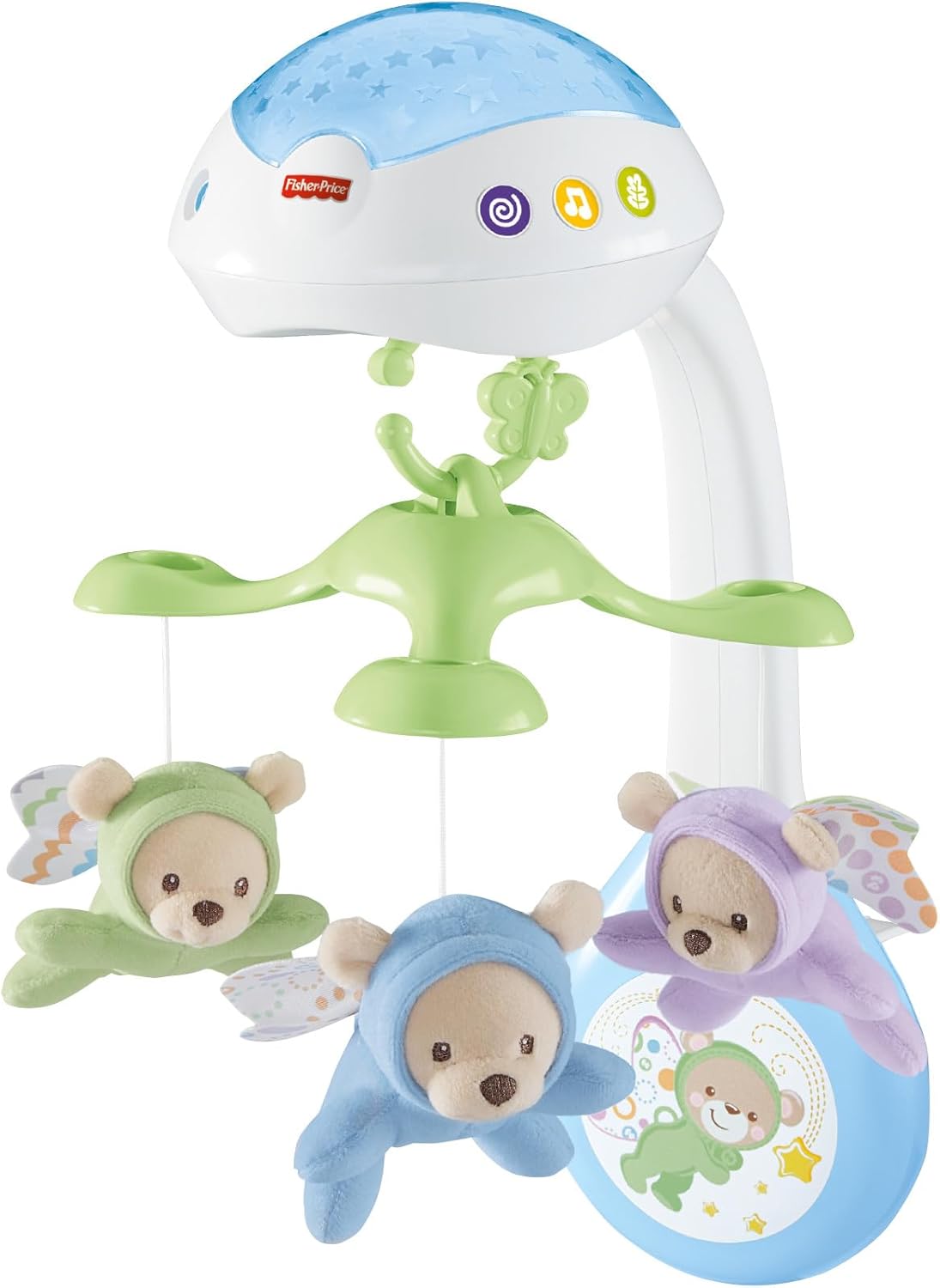 Fisher-Price Butterfly Dreams 3-in-1 Projection Mobile (Model CDN41) — photo 9