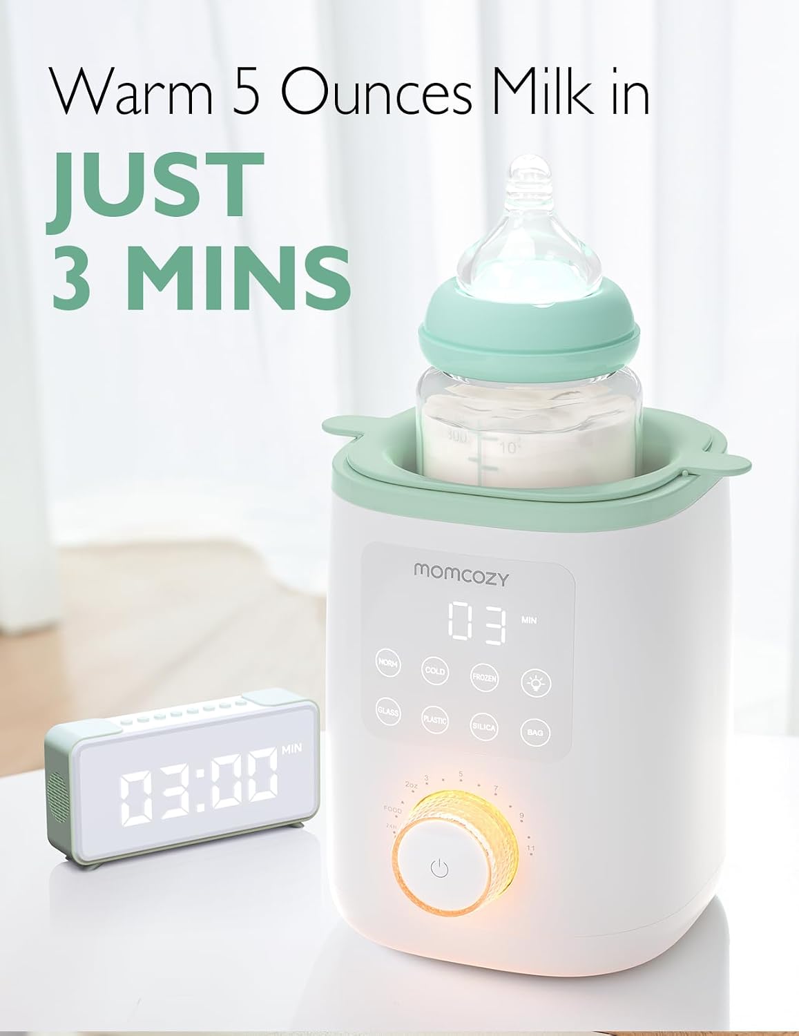 Momcozy Baby Bottle Warmer for Breast Milk, Fullest Nutrients Preserved — photo 3