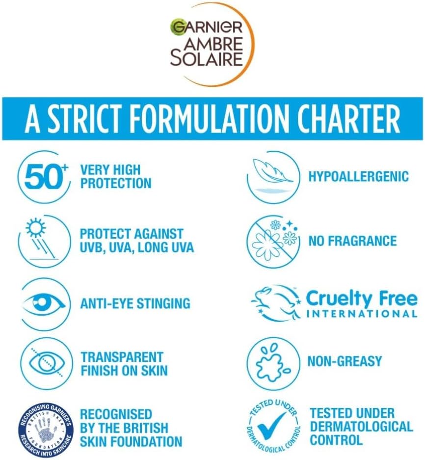 Garnier Ambre Solaire Anti-Dryness Super UV Protection Cream SPF 50+ (50ml) — photo 6