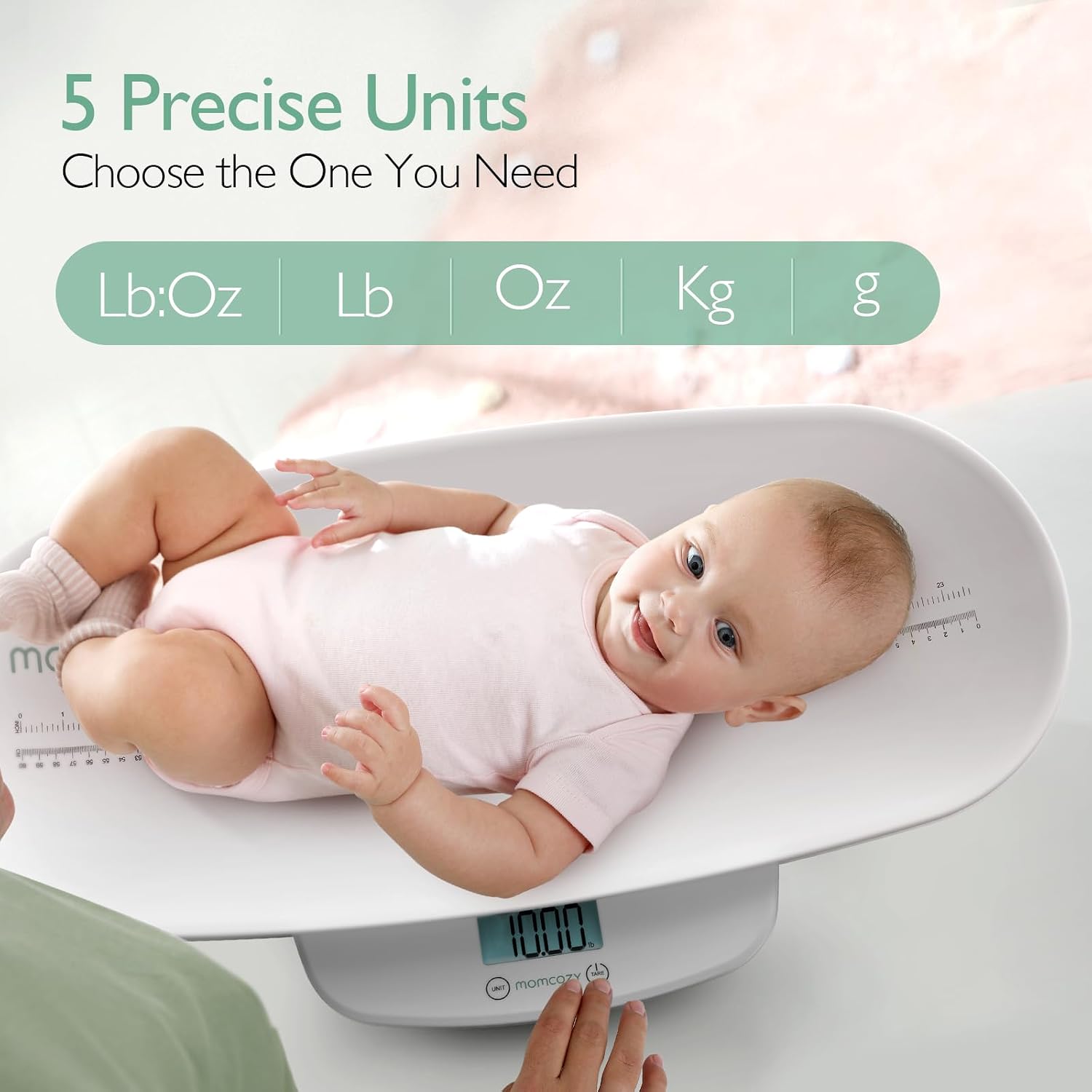 Momcozy Multi-Function Baby Scale, Weight and Height Measurement — photo 4