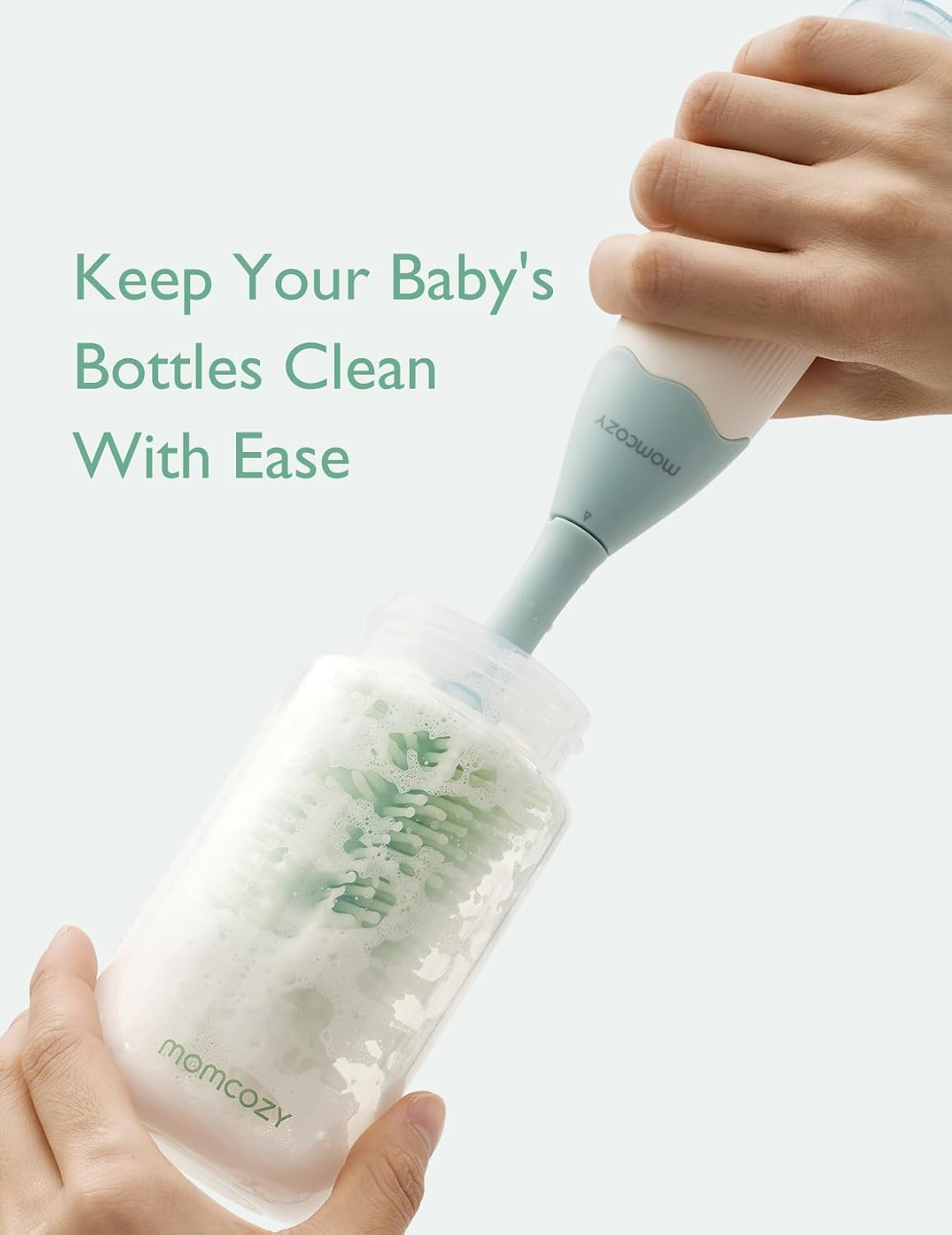 Momcozy Bottle Brush Kit (Innovative Push-Press / Press Bubble Style). — photo 6