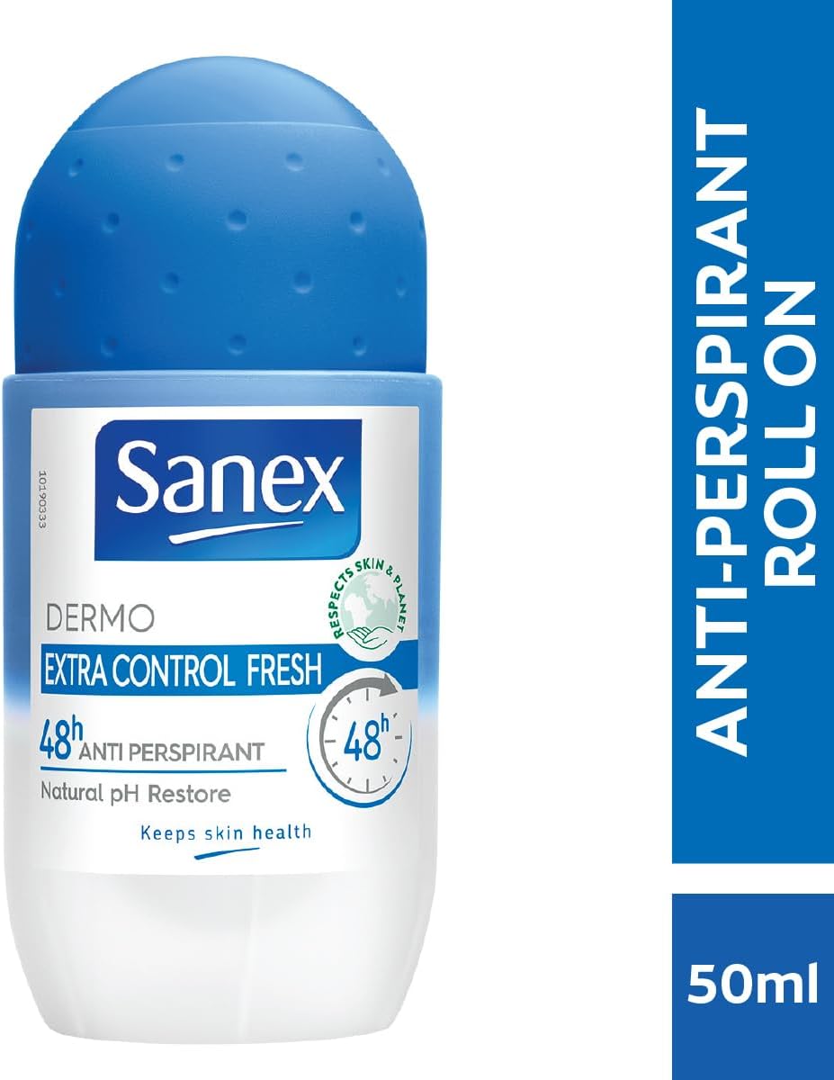 Sanex Dermo Extra Control Anti-Perspirant Roll-On Deodorant 50 ml — photo 2