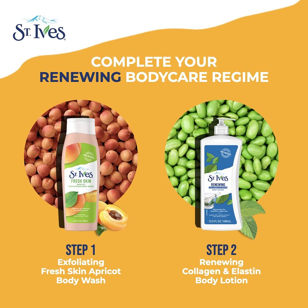 St. Ives Renewing Collagen & Elastin Body Lotion in the 20.28 fl oz (600 ml) size. — photo 4