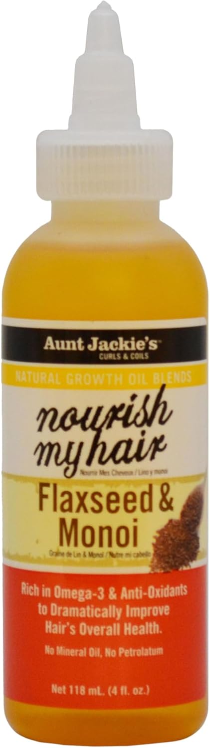Aunt Jackie's Flaxseed & Monoi Nourish Oil 118ml — photo 5