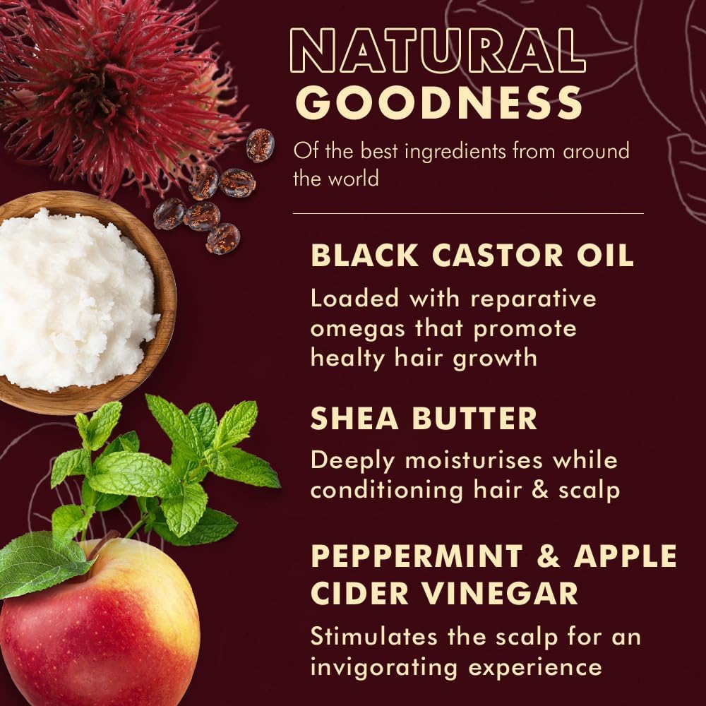 Shea Moisture Jamaican Black Castor Oil Strengthen And Restore Smoothie Cream For Unisex, 354 gm — photo 4
