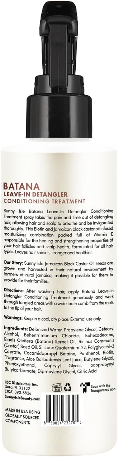 Sunny Isle CBD Leave-In Detangler (8 fl. oz / 237 ml). — photo 3